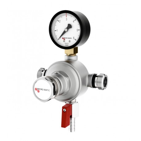 Intermediate pressure regulator 1-line СО2 Premium Micro Matic