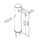 Schanksäule Modell 1050 2ltg Antiqua