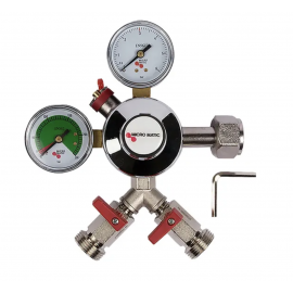 Pressure reducer 2-line CO2 Premium Micro Matic