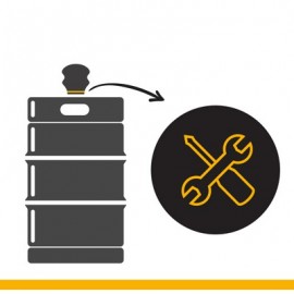 Top chime alignment (for stainless steel kegs)